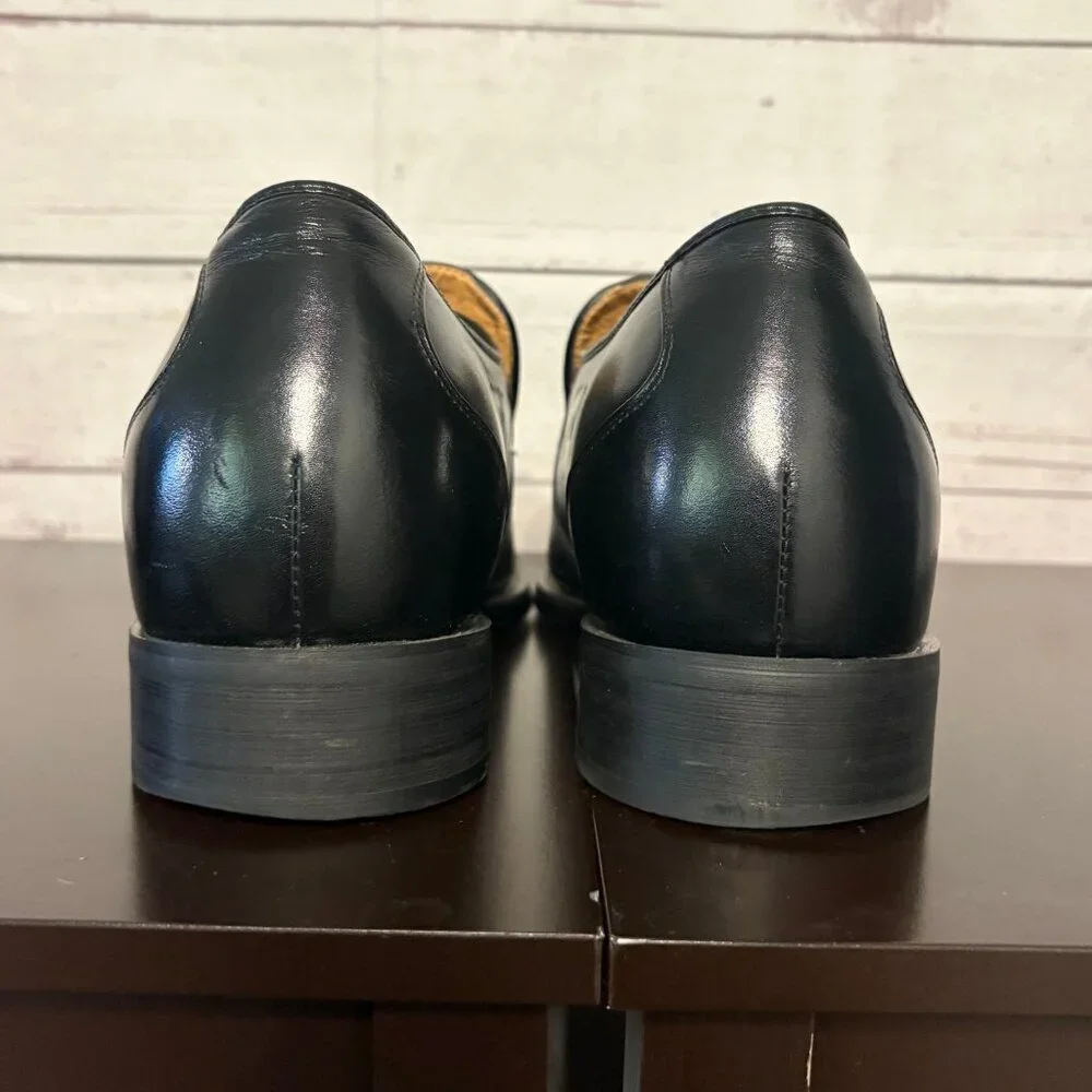 Toto Mens Black Dress Shoe‎ with Cut Out Detail US10 - Picture 7 of 7